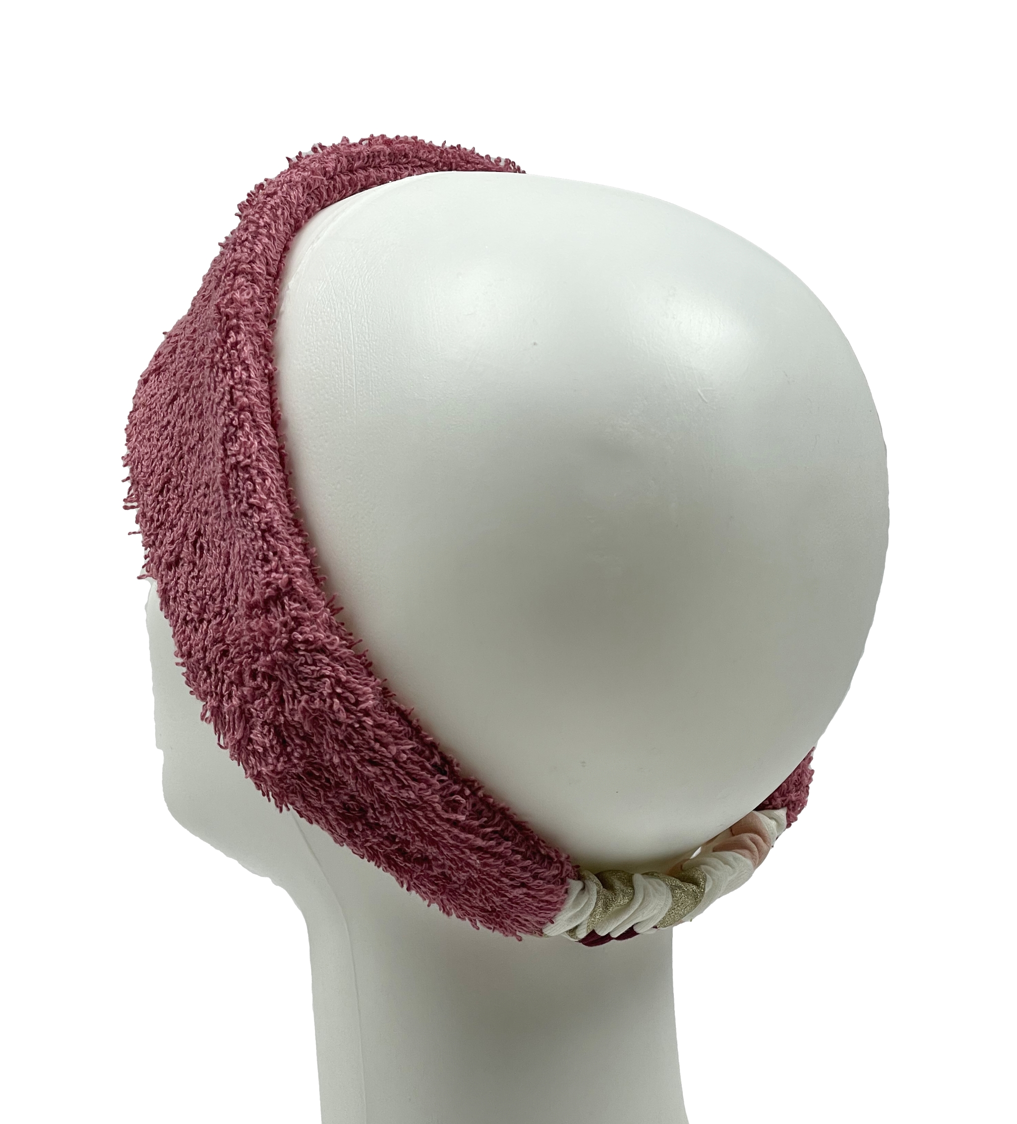 Kosmetická čelenka starorůžová LUX