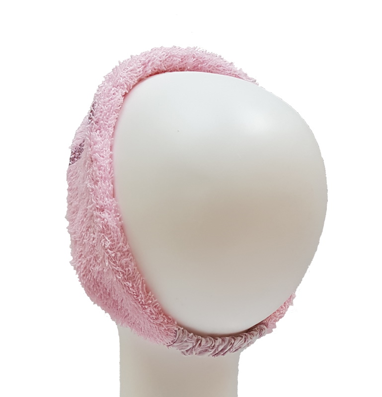 Kosmetická čelenka růžová